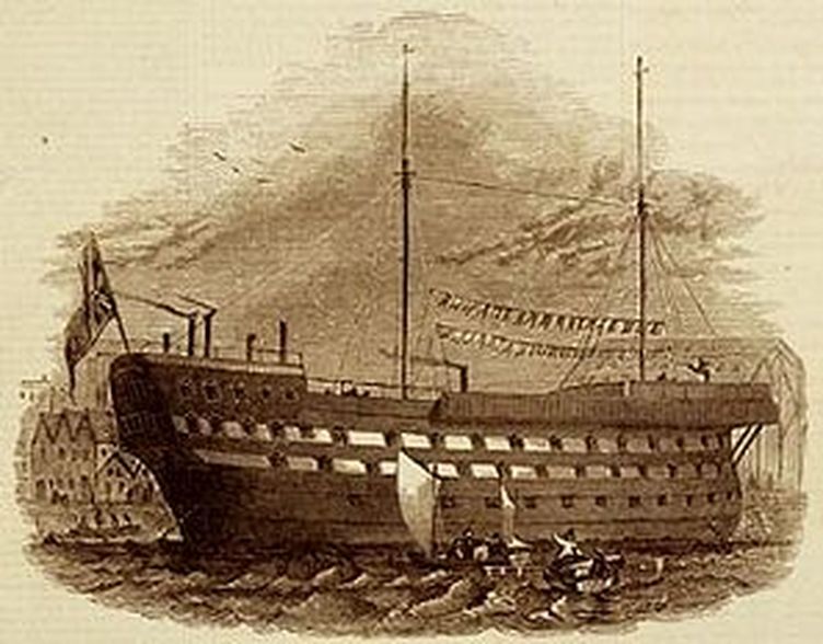 Model of a Hulk used in Plymouth