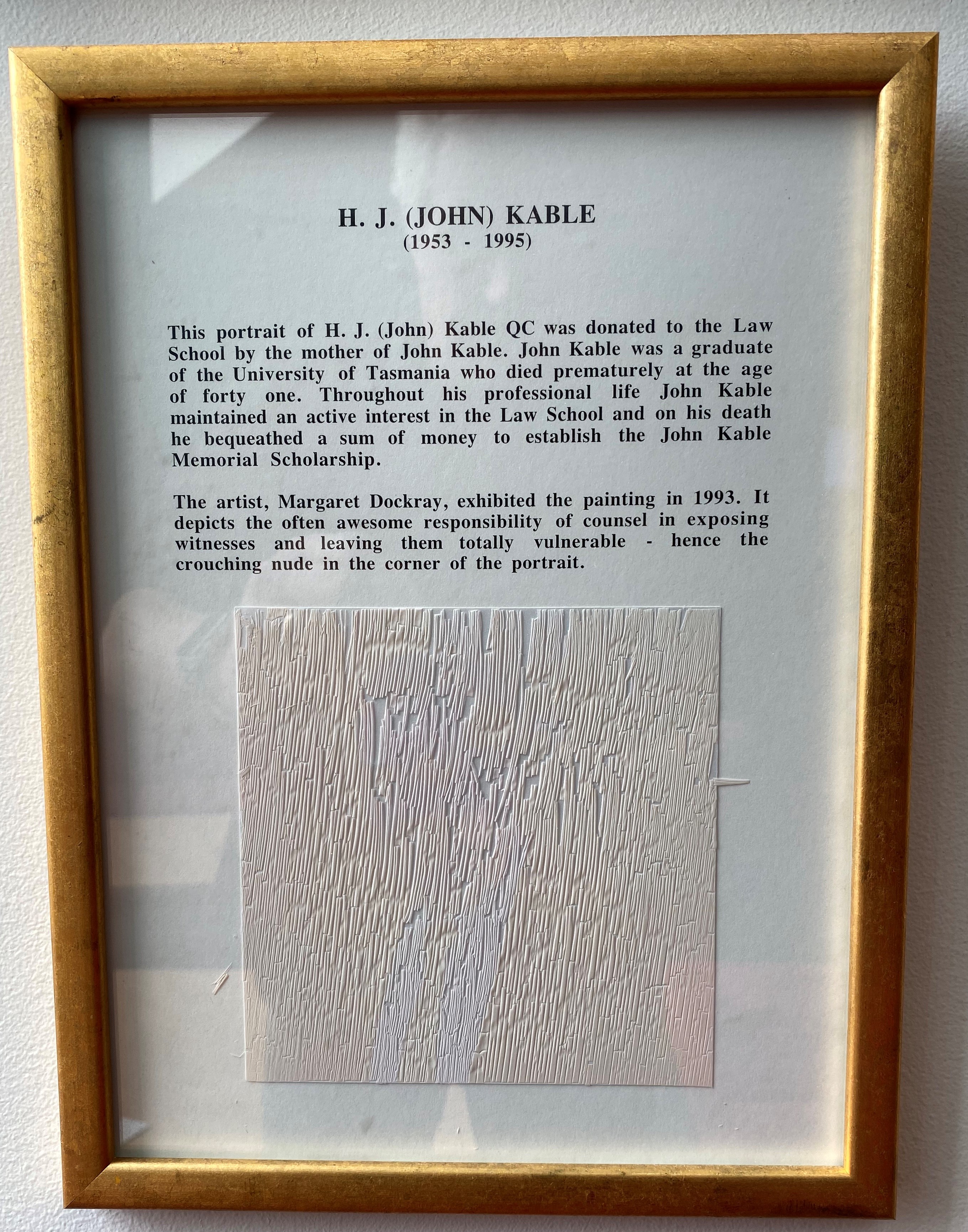 Herbert John Kable (1953 – 1995) – Henry Kable – Susannah Holmes